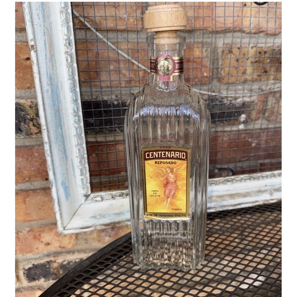 Gran Centenario Reposado Tequila Liquor Bottle - 750mL - EMPTY